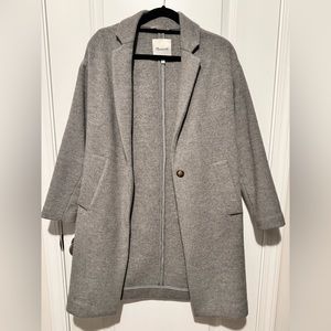Madewell Wool Coat Grey xxs